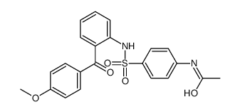 N-[4-[[2-(4-methoxybenzoyl)phenyl]sulfamoyl]phenyl]acetamide Structure