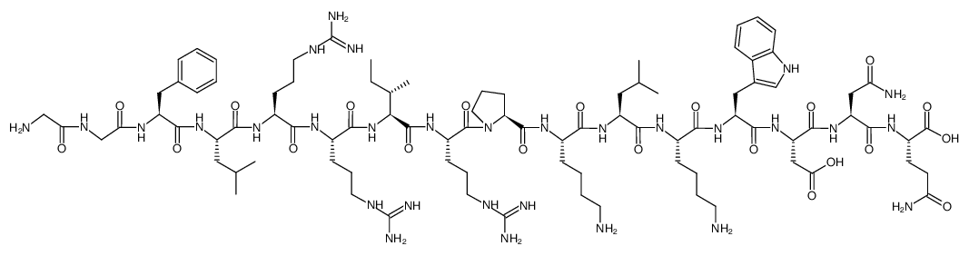 Dynorphin (2-17) (porcine)结构式