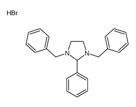 1,3-dibenzyl-2-phenylimidazolidin-1-ium,bromide结构式