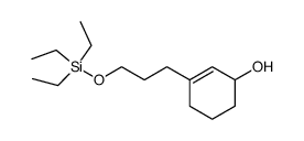 3-(3-((triethylsilyl)oxy)propyl)-2-cyclohexenol Structure