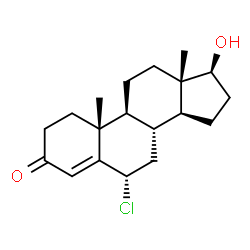 6α-chloro Testosterone Structure