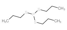 Tripropyl trithiophosphite Structure