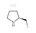 (2R)-2-FLUOROMETHYLPYRROLIDINE HYDROCHLORIDE structure