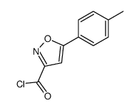 5-(4-methylphenyl)-1,2-oxazole-3-carbonyl chloride结构式