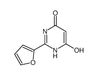 2-(furan-2-yl)-4-hydroxy-1H-pyrimidin-6-one Structure