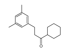 CYCLOHEXYL 2-(3,5-DIMETHYLPHENYL)ETHYL KETONE结构式