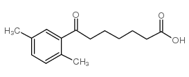 7-(2,5-dimethylphenyl)-7-oxoheptanoic acid结构式