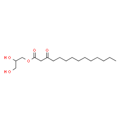 3-oxotetradecanoic acid glyceride structure