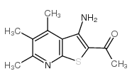 1-(3-amino-4,5,6-trimethylthieno[2,3-b]pyridin-2-yl)ethanone图片