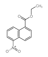 1-Naphthalenecarboxylicacid, 5-nitro-, ethyl ester Structure