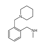 Methyl-(2-piperidin-1-ylmethyl-benzyl)-amine结构式