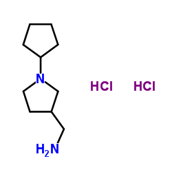 1-(1-CYCLOPENTYL-3-PYRROLIDINYL)METHANAMINE structure