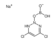 sodium,(4,6-dichloro-1H-triazin-2-yl)oxy-hydroxyborinate Structure