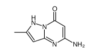 5-amino-2-methyl-1H-pyrazolo[1,5-a]pyrimidin-7-one结构式