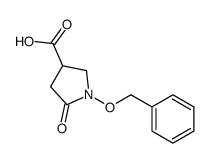 5-oxo-1-phenylmethoxypyrrolidine-3-carboxylic acid Structure