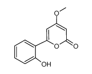 6-(2-hydroxy-phenyl)-4-methoxy-2-pyrone Structure