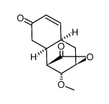 (+-)-2-Methoxy-3-hydroxy-7-oxo-cis-Δ5(6)-octalin-1-carbonsaeure-lacton Structure