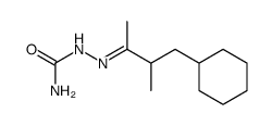 4-cyclohexyl-3-methyl-butan-2-one semicarbazone Structure