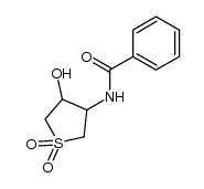 N-(4-hydroxy-1,1-dioxidotetrahydrothiophen-3-yl)benzamide结构式