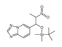 6-(1-((TERT-BUTYLDIMETHYLSILYL)OXY)-2-NITROPROPYL)-[1,2,4]TRIAZOLO[1,5-A]PYRIDINE Structure