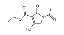 N-Acetyl-α-carbethoxytetramic acid结构式