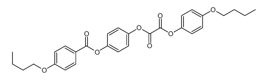 2-O-[4-(4-butoxybenzoyl)oxyphenyl] 1-O-(4-butoxyphenyl) oxalate结构式