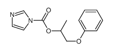 1-phenoxypropan-2-yl imidazole-1-carboxylate Structure