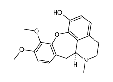 [12aS,(+)]-1,2,3,12aβ-Tetrahydro-1-methyl-8,9-dimethoxy-12H-[1]benzoxepino[2,3,4-ij]isoquinoline-6-ol picture