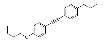 1-butoxy-4-[2-(4-propylphenyl)ethynyl]benzene结构式