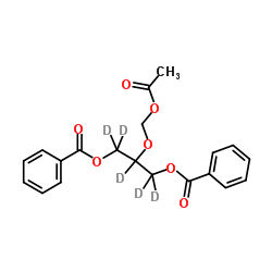 2-(Acetoxymethoxy)-1,3-propanediyl Dibenzoate Structure