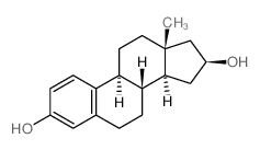 Estra-1,3,5(10)-triene-3,16-diol,(16b)- (9CI) structure