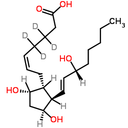 11β-前列腺素F2α-d4结构式