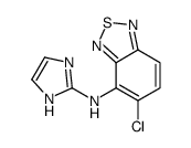 5-Chloro-N-(1H-imidazol-2-yl)-2,1,3-benzothiadiazol-4-amine结构式