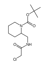 2-[(2-Chloro-acetylamino)-Methyl]-piperidine-1-carboxylic acid tert-butyl ester结构式