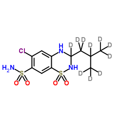 Buthiazide-d10 (Major) Structure