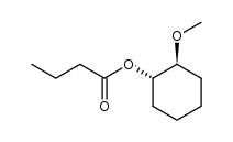 trans-2-methoxycyclohexyl butanoate Structure