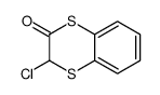 2-chloro-1,4-benzodithiin-3-one Structure