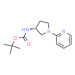 tert-Butyl N-[(3R)-1-(pyridin-2-yl)pyrrolidin-3-yl]carbamate picture