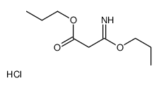 propyl 3-imino-3-propoxypropanoate,hydrochloride Structure