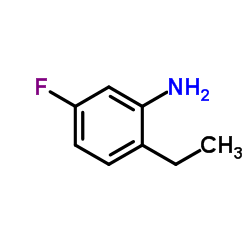 2-Ethyl-5-fluoroaniline Structure