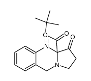 tert-butyl 3-oxo-1,2,3,3a,4,9-hexahydropyrrolo[2,1-b]quinazoline-3a-carboxylate Structure