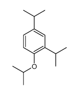 2,4-di(propan-2-yl)-1-propan-2-yloxybenzene结构式