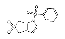 1-(phenylsulfonyl)-4,6-dihydro-1H-thieno[3,4-b]pyrrole 5,5-dioxide Structure