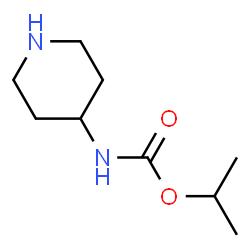 Carbamic acid,4-piperidinyl-,1-methylethyl ester (9CI)结构式