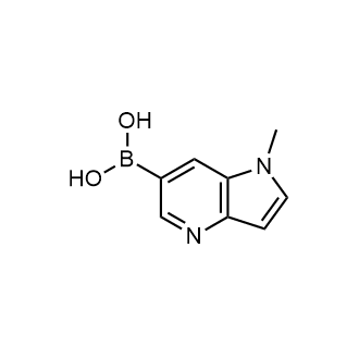 (1-Methyl-1H-pyrrolo[3,2-b]pyridin-6-yl)boronic acid structure