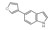 5-Furan-3-yl-1H-indole structure