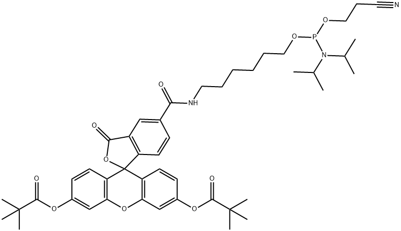 6-fam amidite)结构式