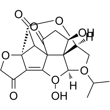 银杏内酯K结构式