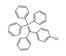 [(4-chlorophenyl)phenylmethylene]triphenylphosphorane Structure