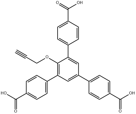 4-[3,5-Bis(4-carboxyphenyl)-4-prop-3-ynoxyphenyl]benzoic acid picture